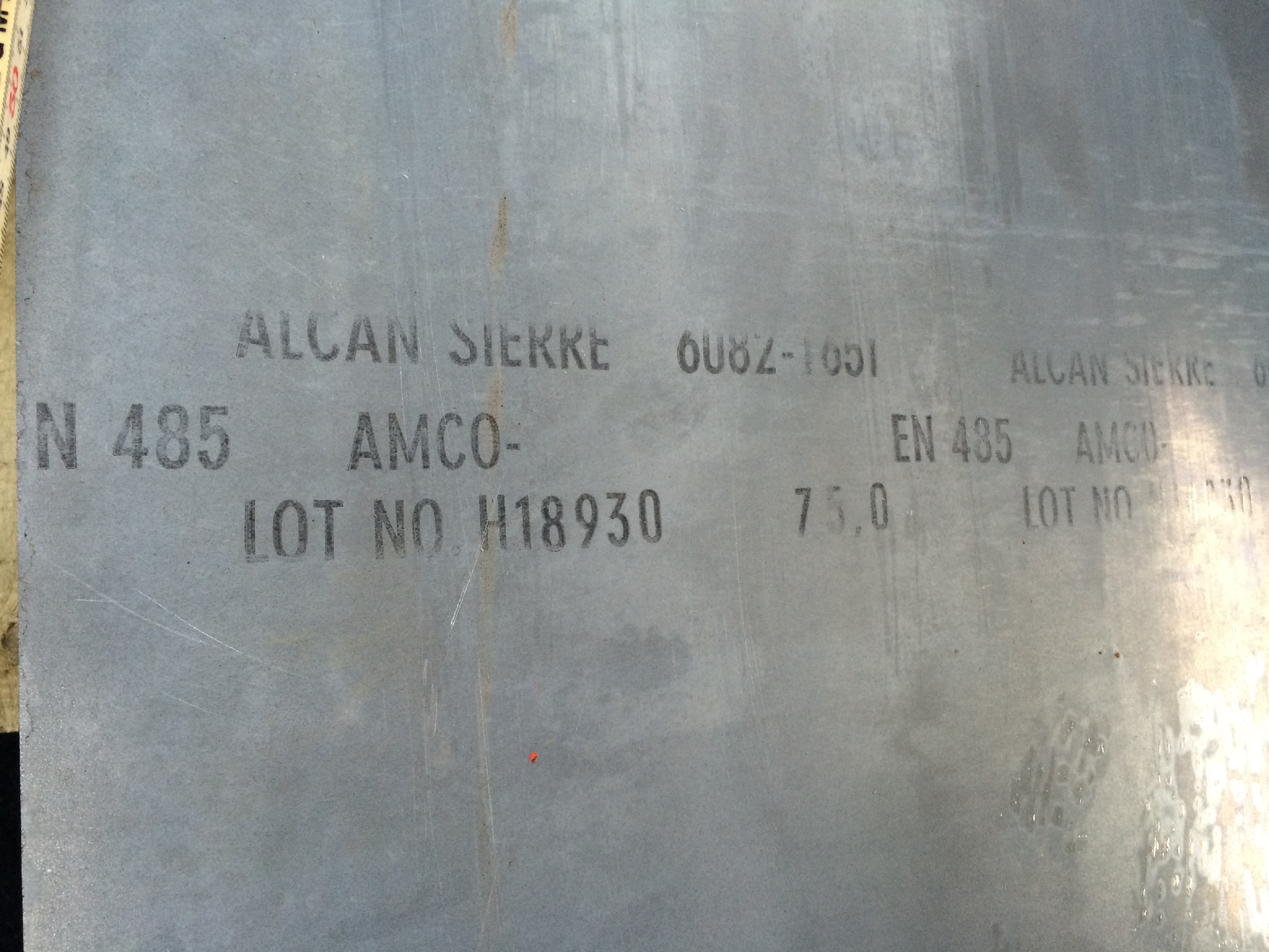 Aluminiumämne Fräsämne (id23) 410x139 mm tjocklek 75 mm_5