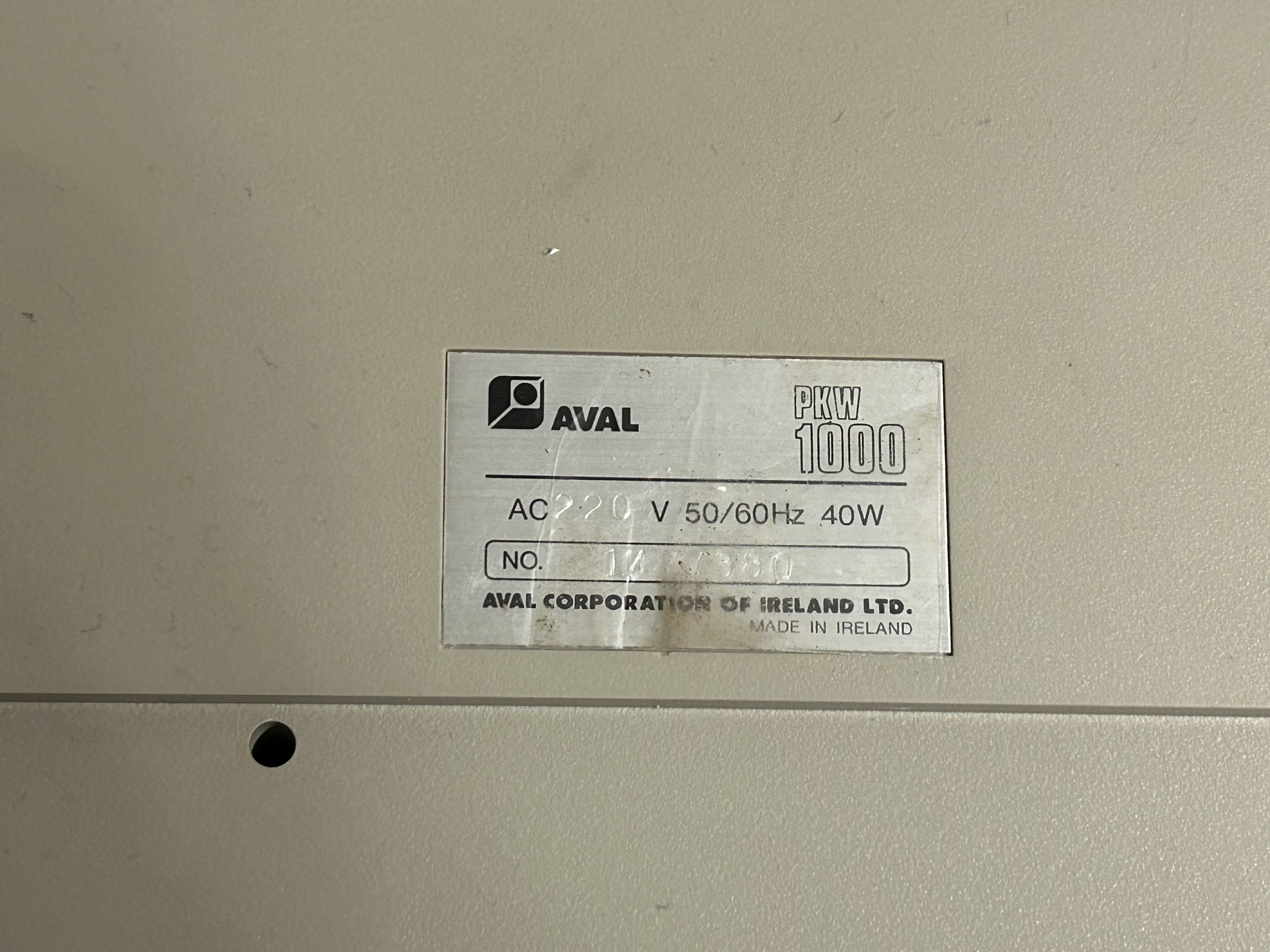 E-PROM brännare AVAL PKW1000_3